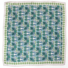 Load image into Gallery viewer, SILK MINI CARIBBEAN BLUE SCARF
