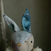Load image into Gallery viewer, KANTHA RUFFLE HARE RAG DOLL - COTTON FILLED