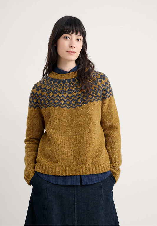 PORT KINNIS MERINO JUMPER - WAG TAIL MARSHLAND MARITIME