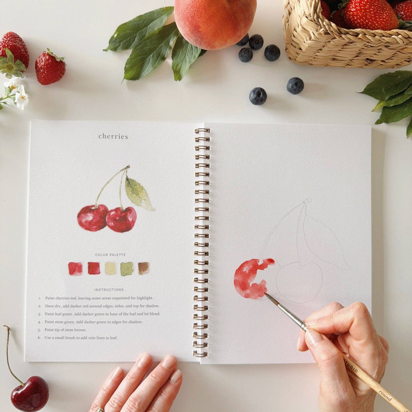 FRUIT WATERCOLOUR BOOK
