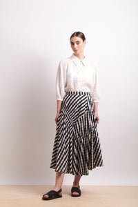 IN STITCHES SKIRT - INK CHECK