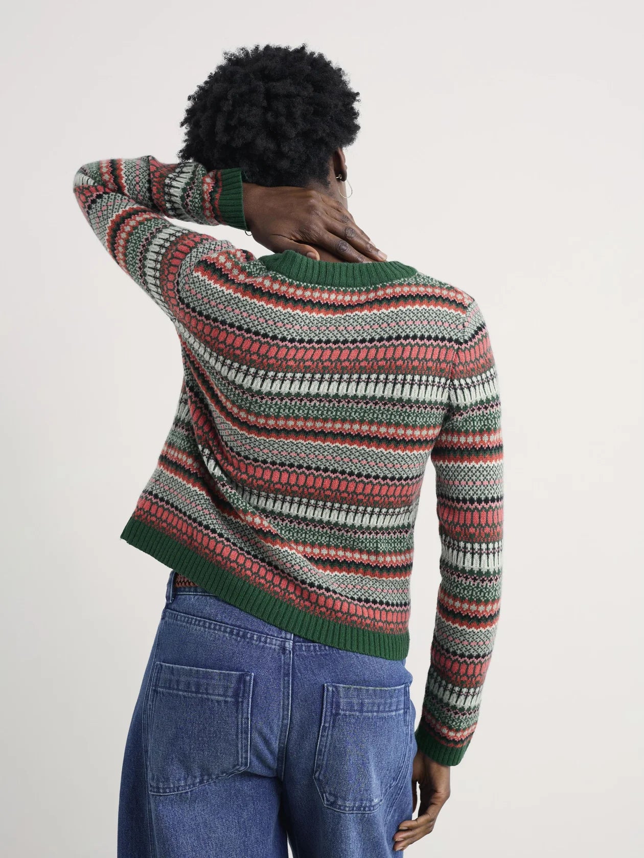 PERCELLA COVE CARDIGAN - WEAVING NEEDLE DARK FORAGE MIX