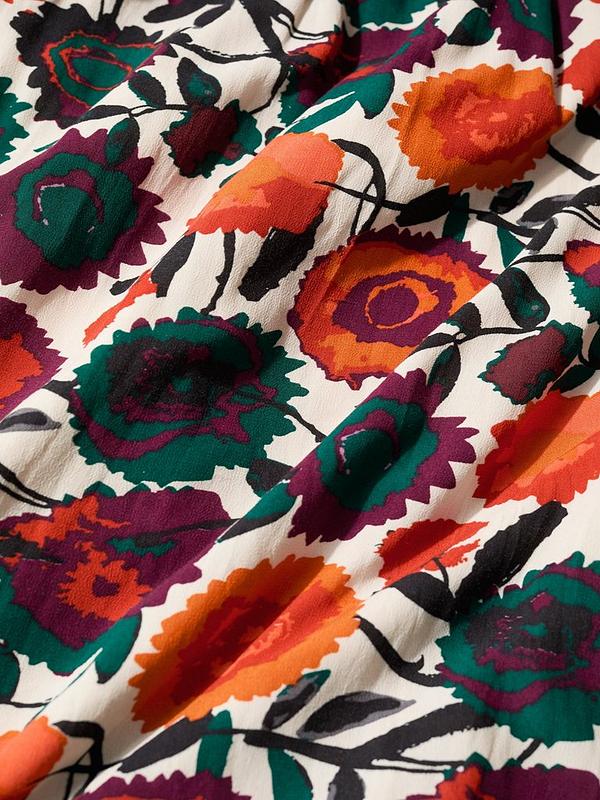 ETTA DRESS - FIGURATIVE FLORAL ARAN