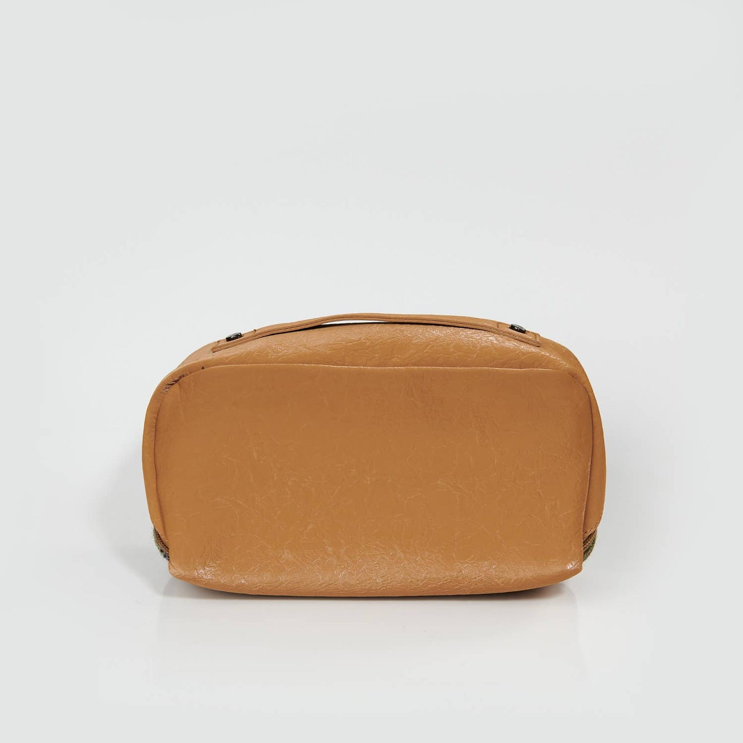 Toiletry Bag: Chestnut-Blue Tartan