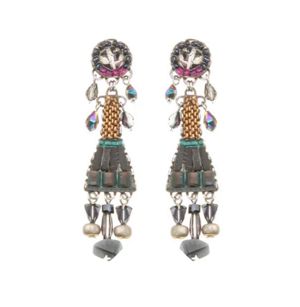 ONYX CLASSIC BLACK EARRINGS - OBSIDIAN SET