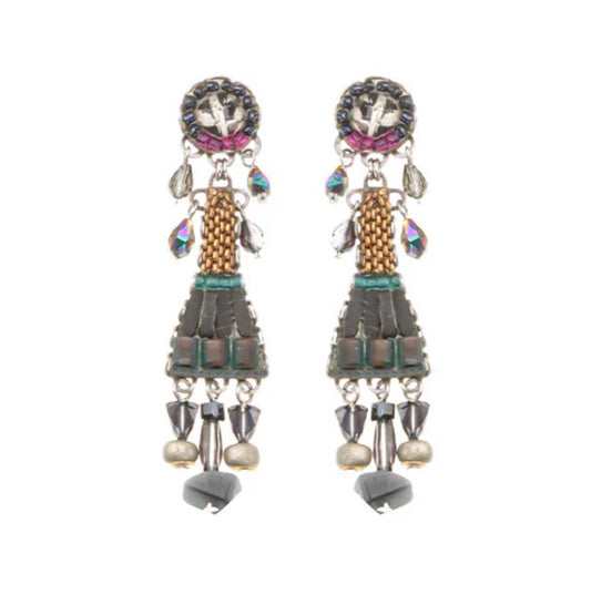 ONYX CLASSIC BLACK EARRINGS - OBSIDIAN SET