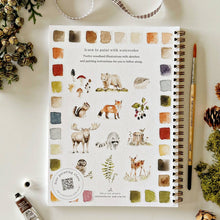 Load image into Gallery viewer, WOODLAND WATERCOLOUR WORKBOOK