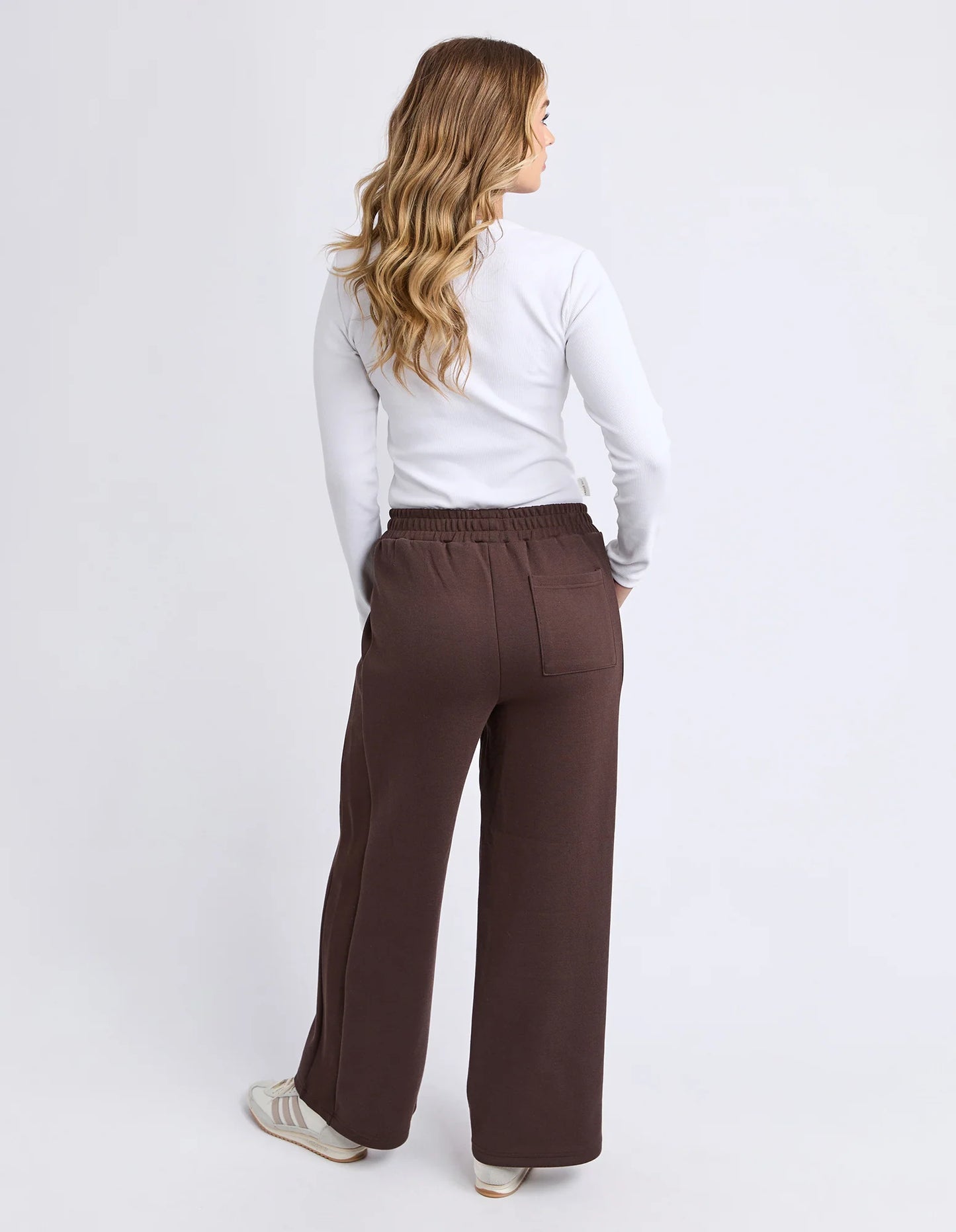 HARPER TRACK PANT - COFFEE BEAN