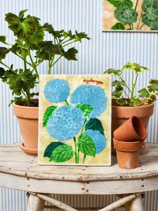 MARKET WALL ART - HYDRANGEA