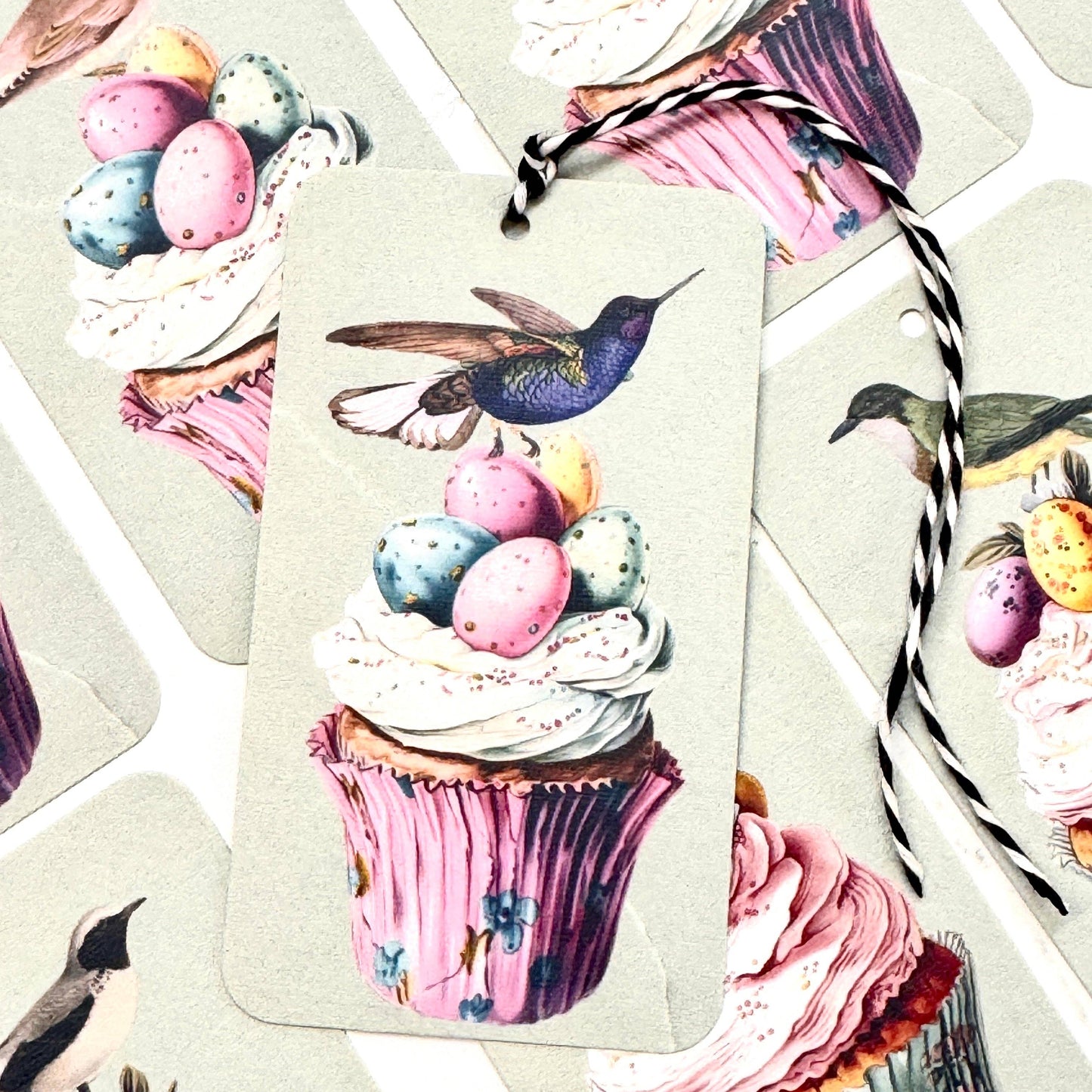 BIRTHDAY GIFT TAGS - VINTAGE BIRDS