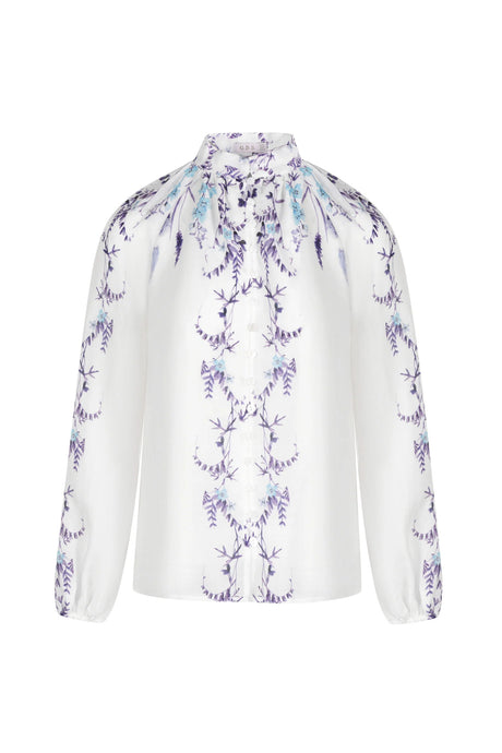 NICOLETTE BLOUSE - MISTY LILAC