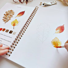 Load image into Gallery viewer, AUTUMN WATERCOLOUR WORKBOOK