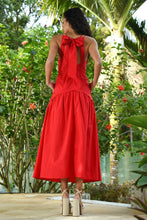 Load image into Gallery viewer, BELLA BOW DRESS - RED