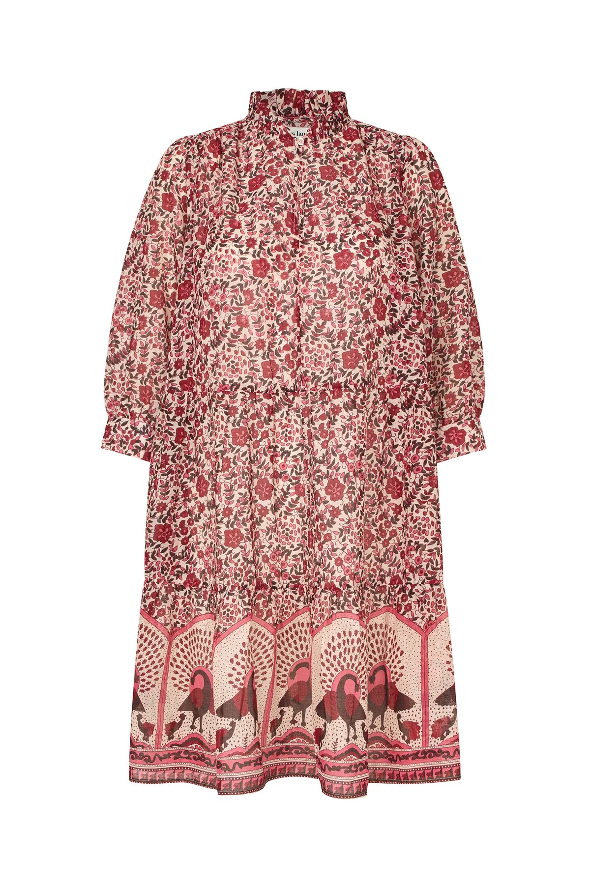 SABINE SHORT DRESS - RED