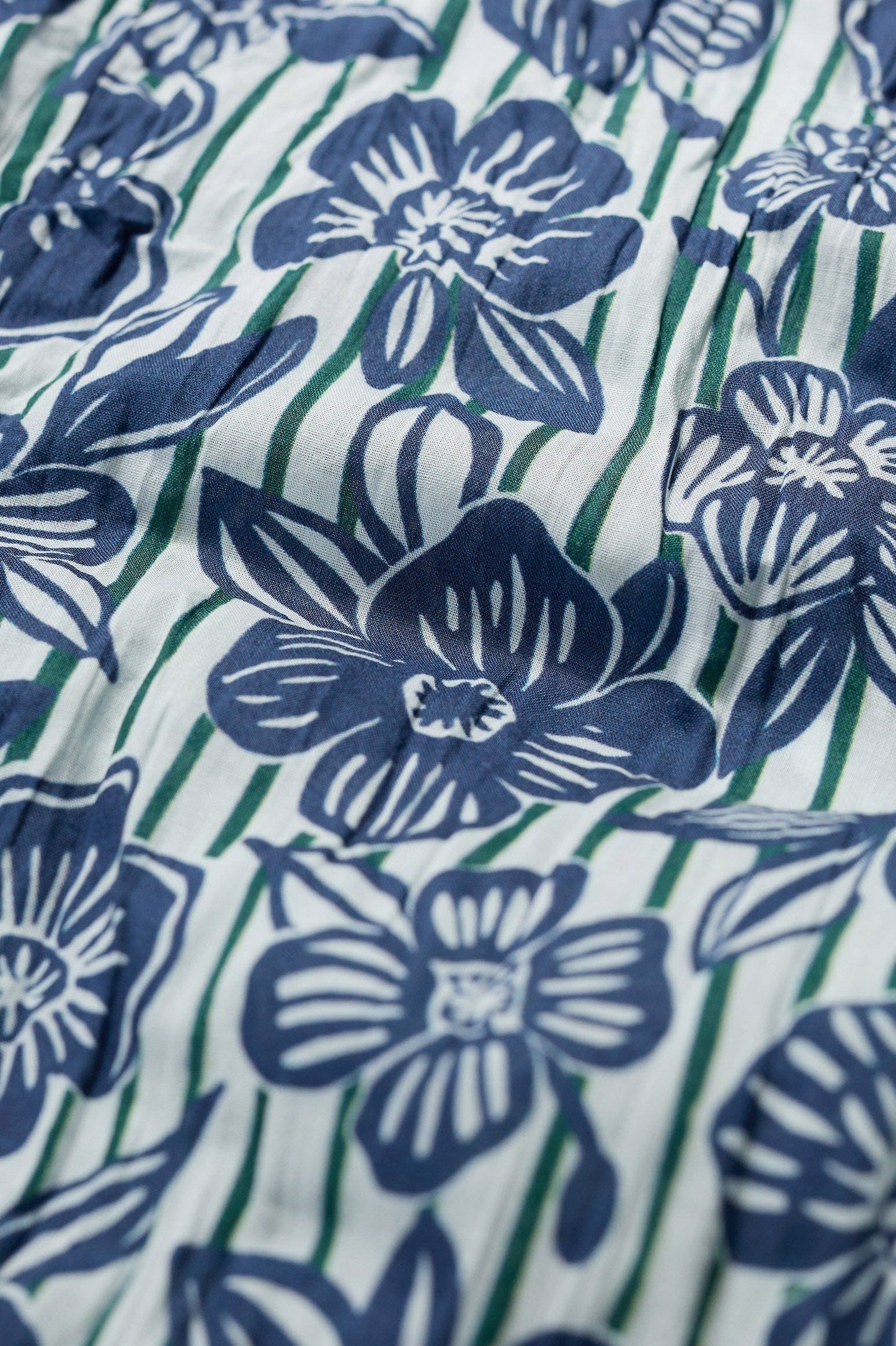 LARISSA SHIRT - FLORAL IMPRINT CHALK