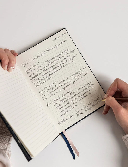 MIDNIGHT CLASSIC LINED NOTEBOOK