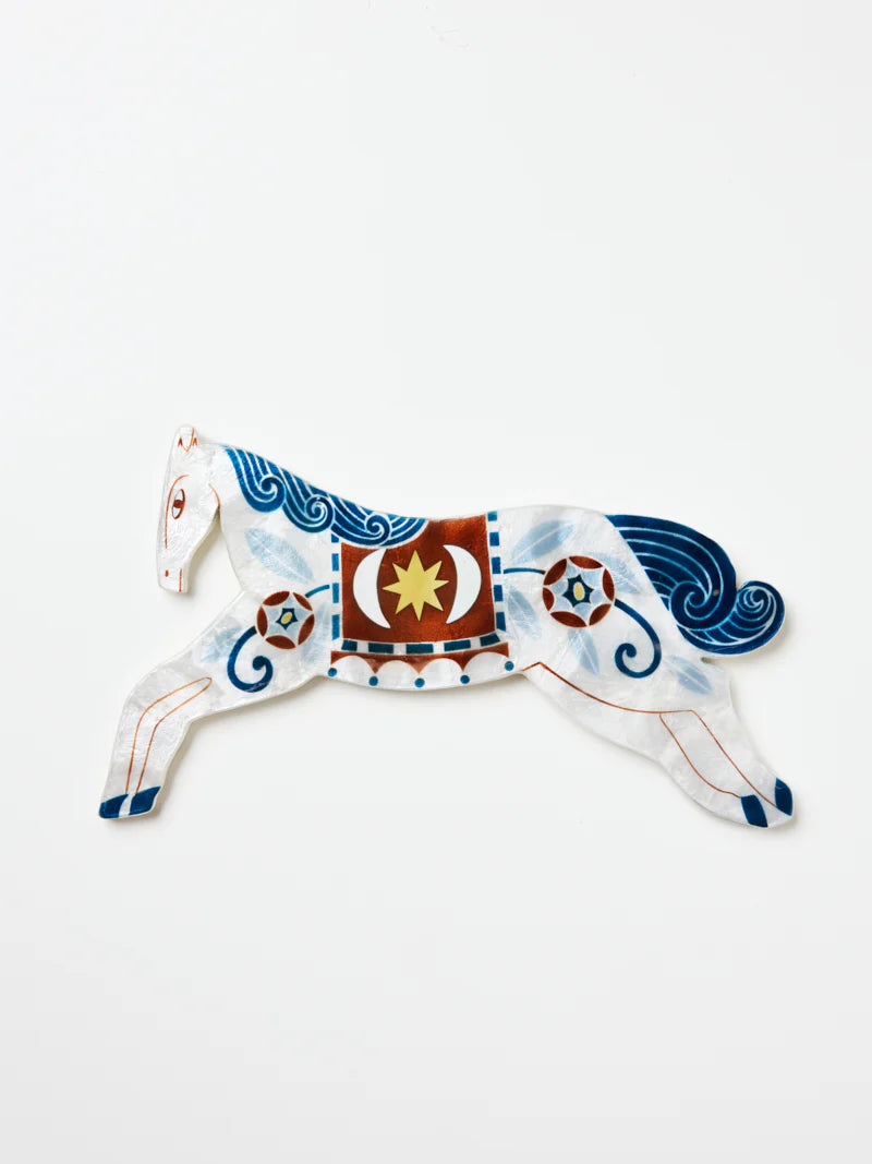 PALOMA WALL ART - WHITE HORSE