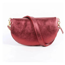 Load image into Gallery viewer, METALLIC BUM BAG - BORDEAUX