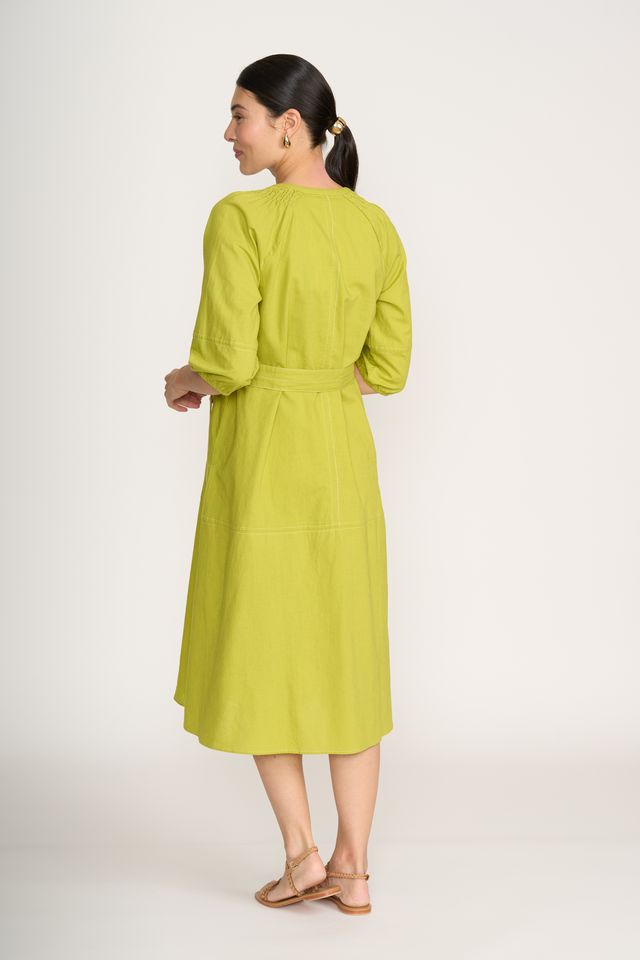 SHOUT ABOUT DRESS - CHARTREUSE