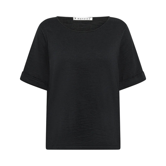 KAT ECO SLUB TEE - BLACK