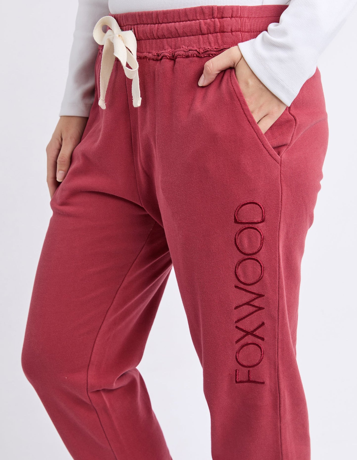 SIMPLIFIED TRACK PANT - RUST