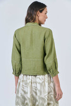 Load image into Gallery viewer, MOSS LINEN SHIRT JACKET