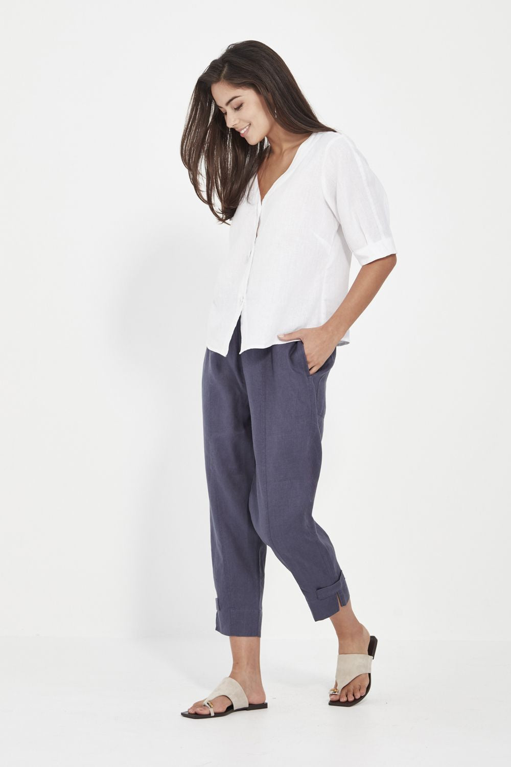 ELENA PANT - DENIM