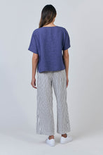 Load image into Gallery viewer, BLUEBERRY LINEN BLOUSE