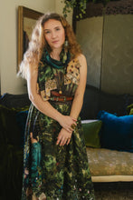 Load image into Gallery viewer, SCARF - BELLA KNOTT WITH RABBIT &amp; MOON