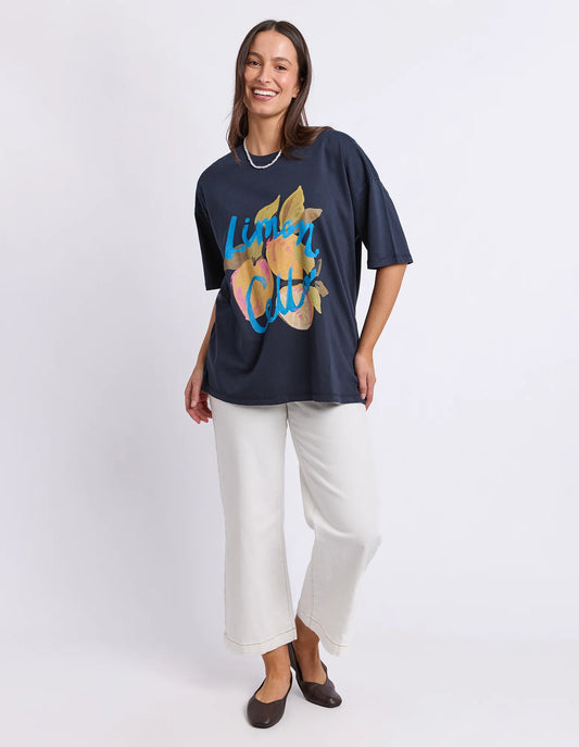 LEMONCELLO TEE - NAVY