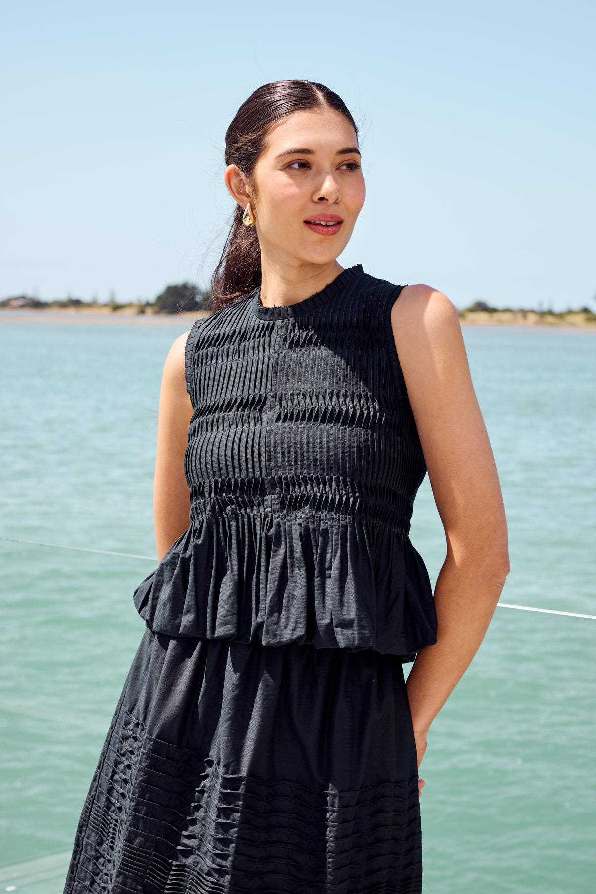 YOU COMPLEAT ME TOP - TRUE NAVY