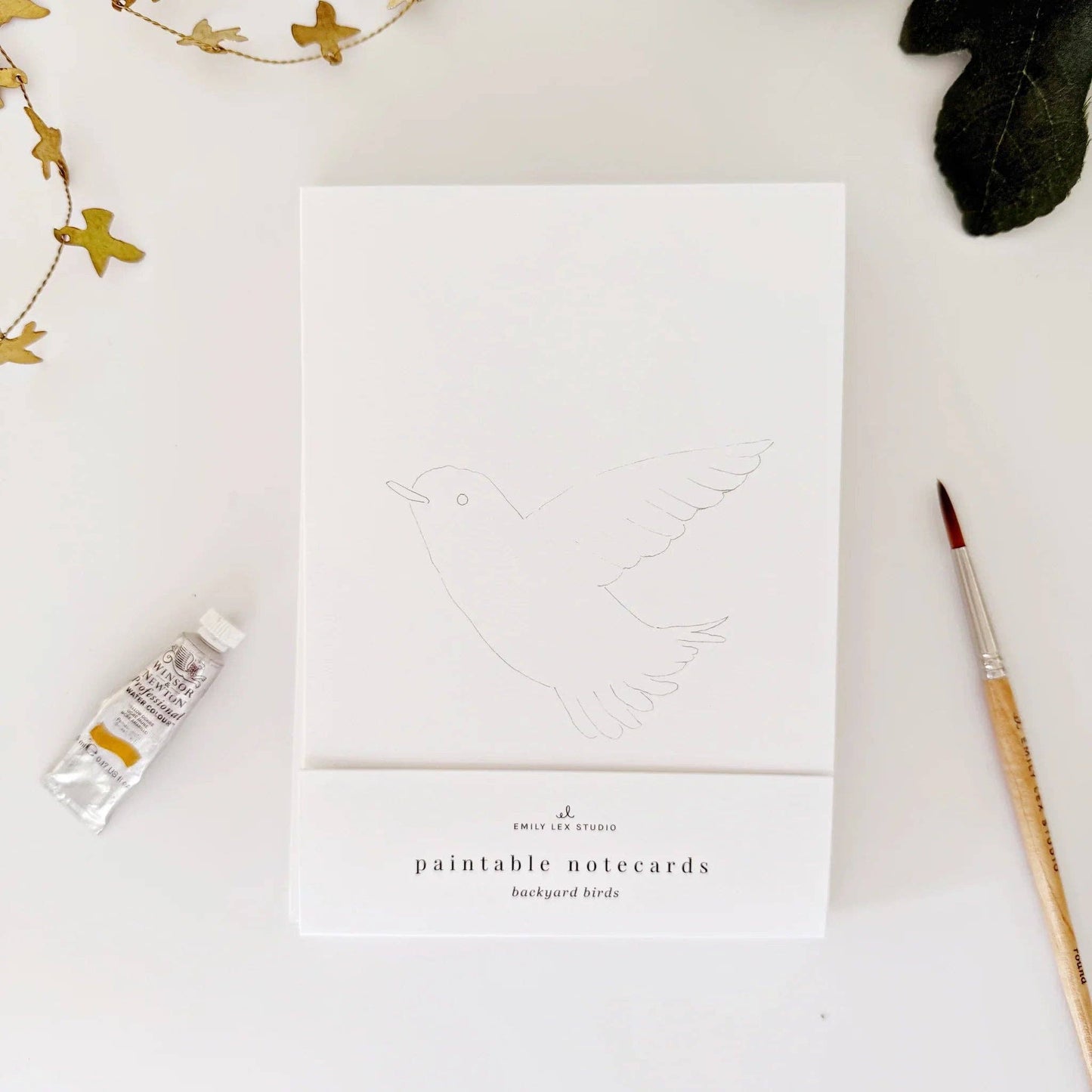 BIRDS PAINTABLE WATERCOLOUR SET