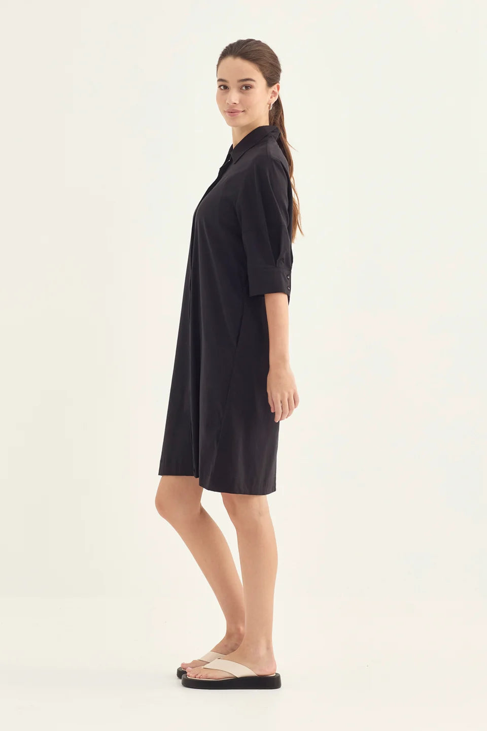 ACROBAT NORI DRESS - FRENCH INK