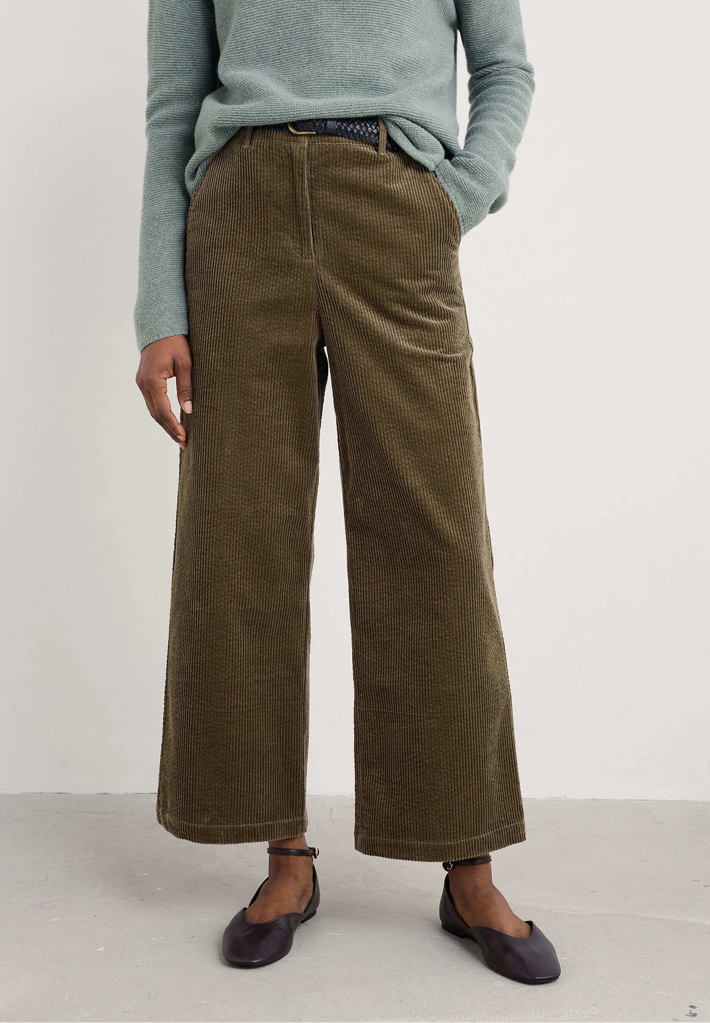 ASPHODEL TROUSER - DARK SEAGRASS