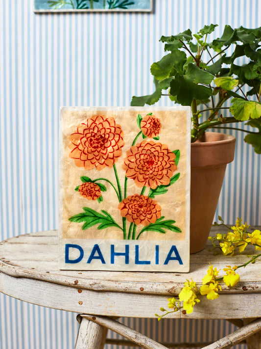 MARKET WALL ART - DAHLIA