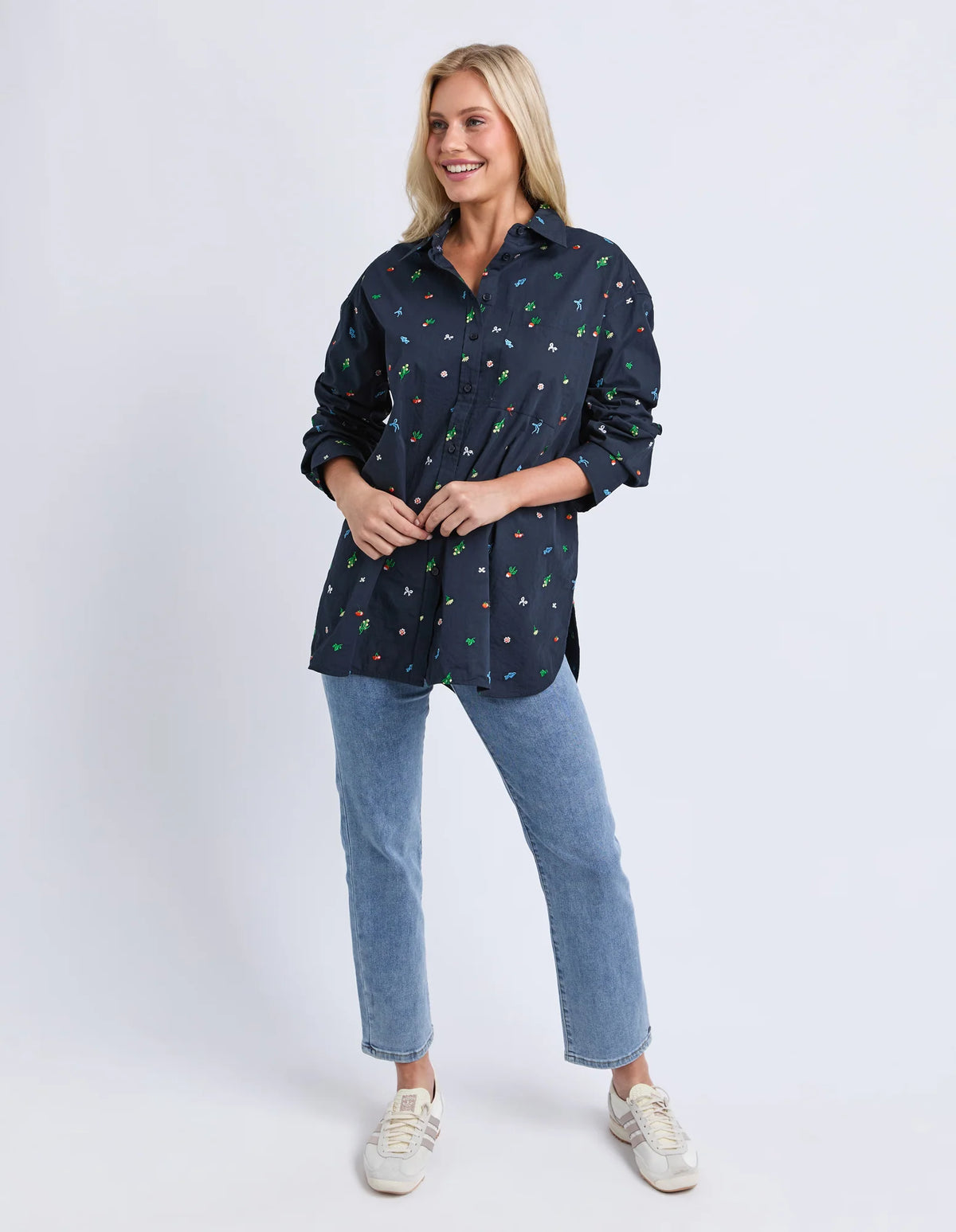 MARKET PICK SHIRT - NAVY
