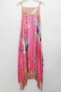 THE LEGEND OF THE CRANE DRESS - DUSTY ROSE