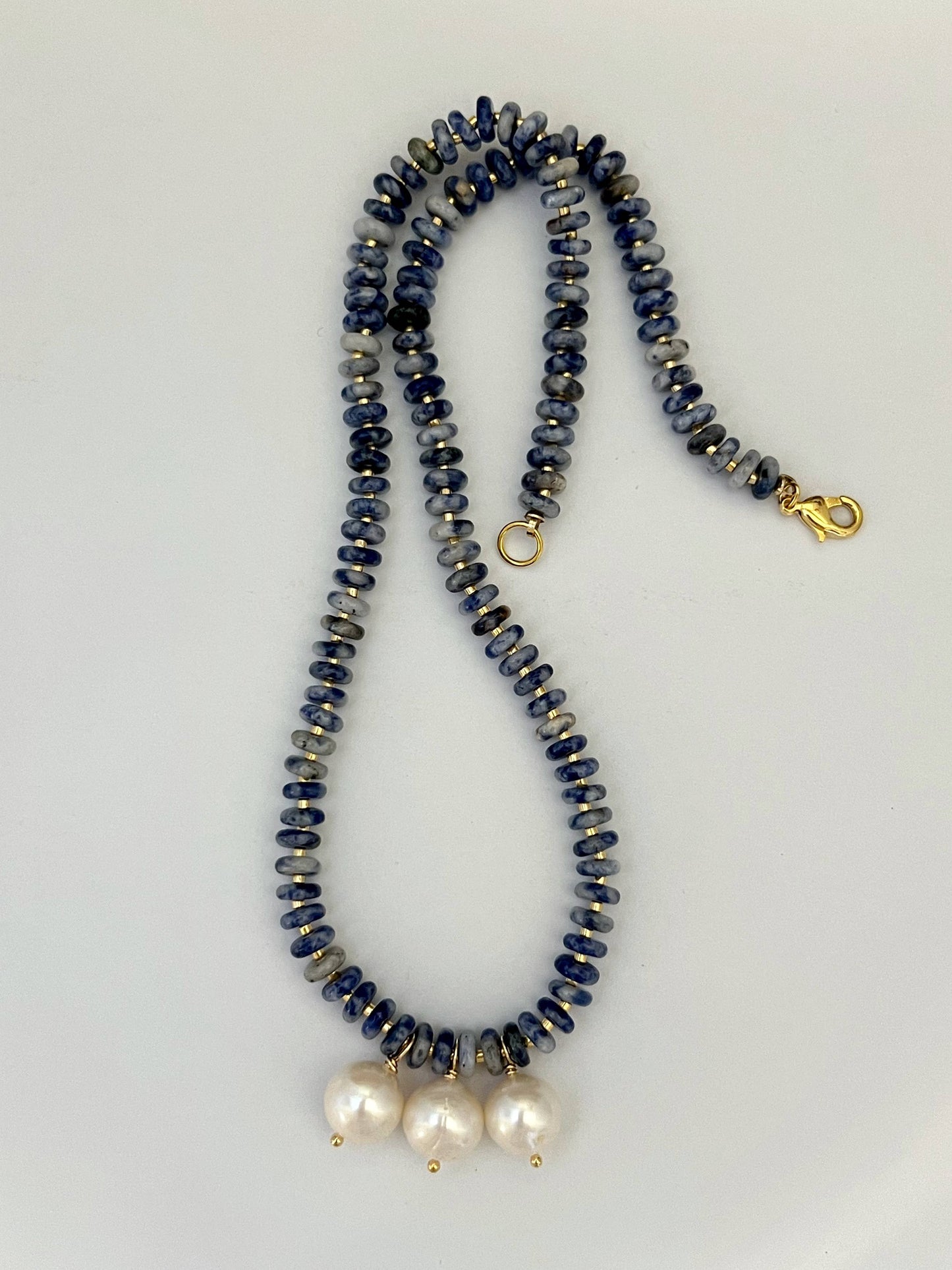 MADELEINE NECKLACE - SODALITE 16”