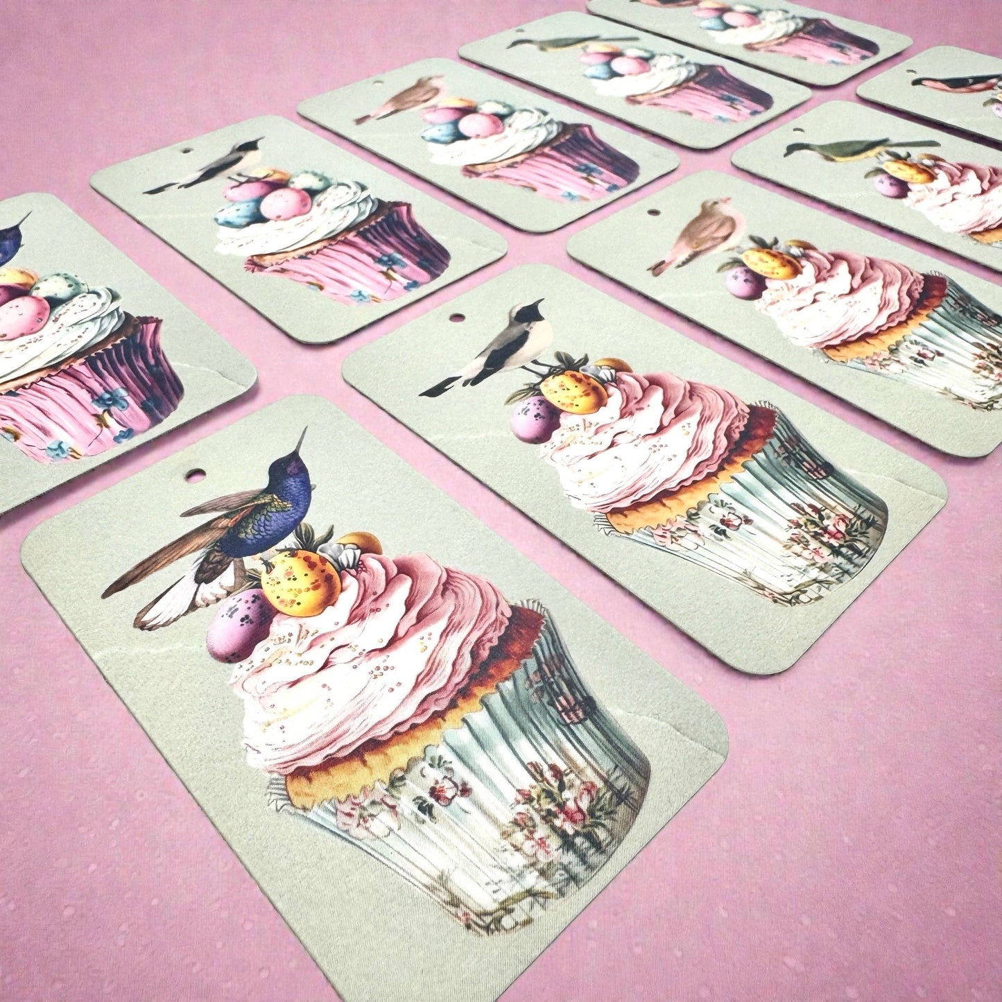 BIRTHDAY GIFT TAGS - VINTAGE BIRDS