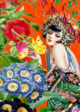 Load image into Gallery viewer, HER FRIENDS THE BUTTERLIES HAND GLITTERED GREETING CARD