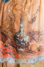 Load image into Gallery viewer, SCARF - THE STORYTELLER CHINOISERIE &amp; SUNFLOWERS