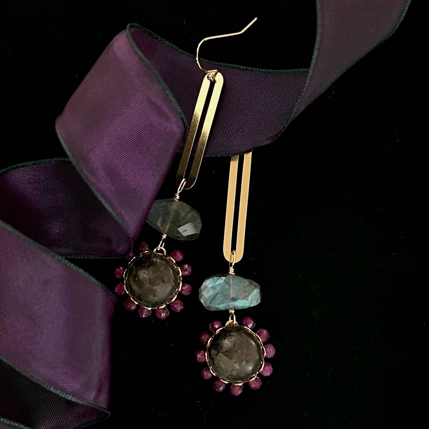 ALANA NATURAL STONE DROP EARRINGS