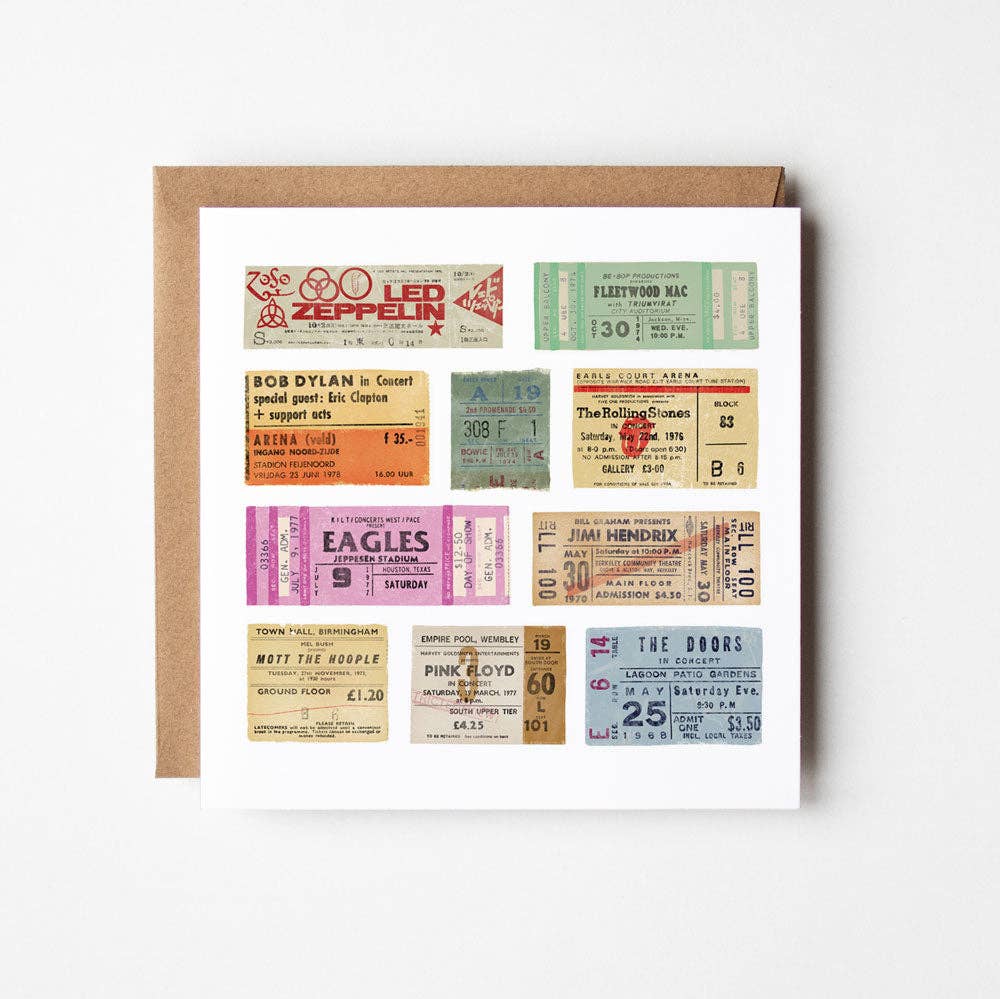 SEVENTIES - BLANK GREETINGS CARD
