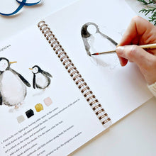 Load image into Gallery viewer, WINTER WATERCOLOUR WORKBOOK