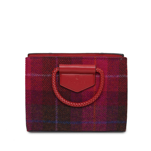 THE ARRAN TOTE - FUCHSIA TARTAN