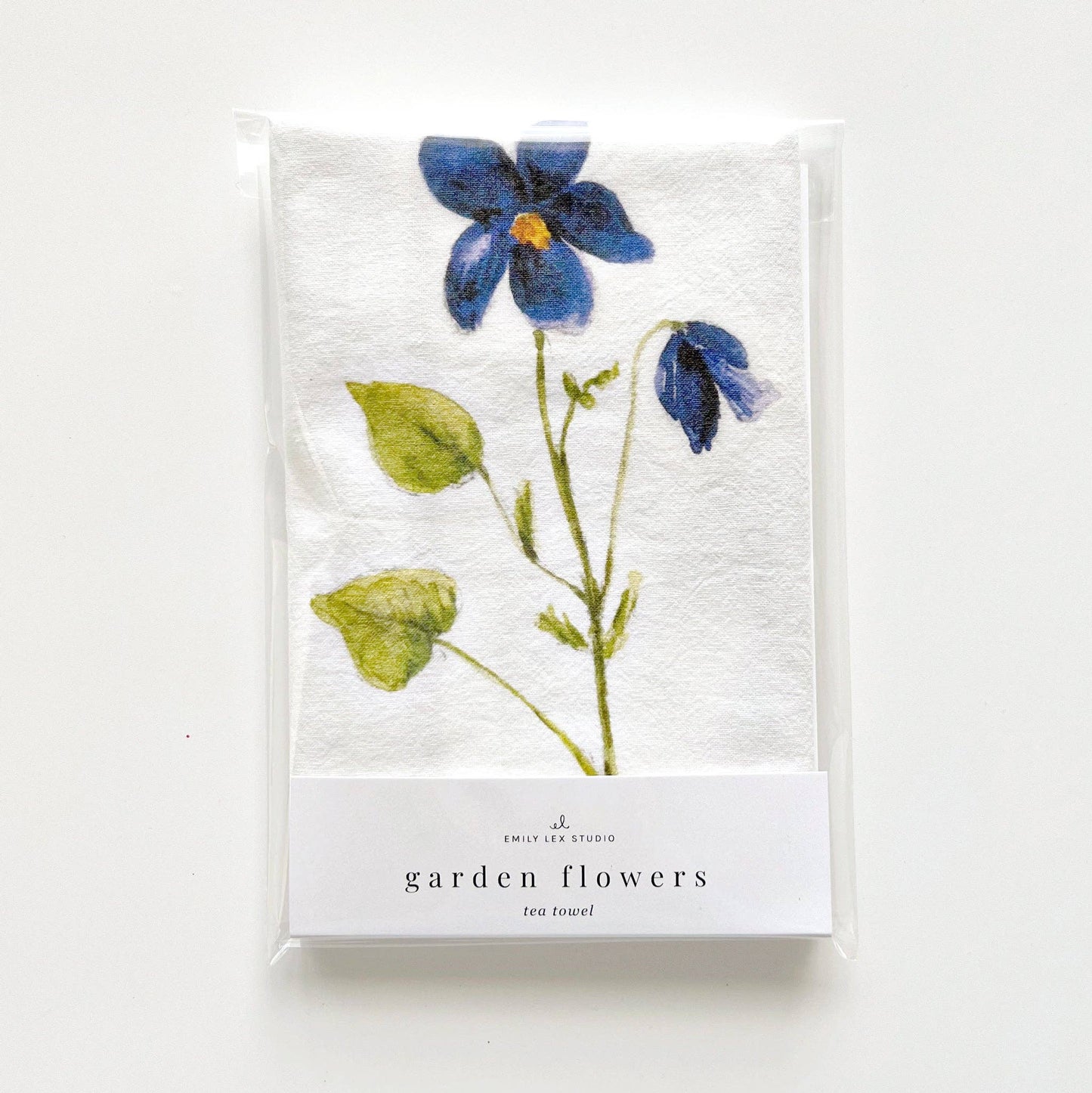 GARDEN FLOWERS TEA TOWEL