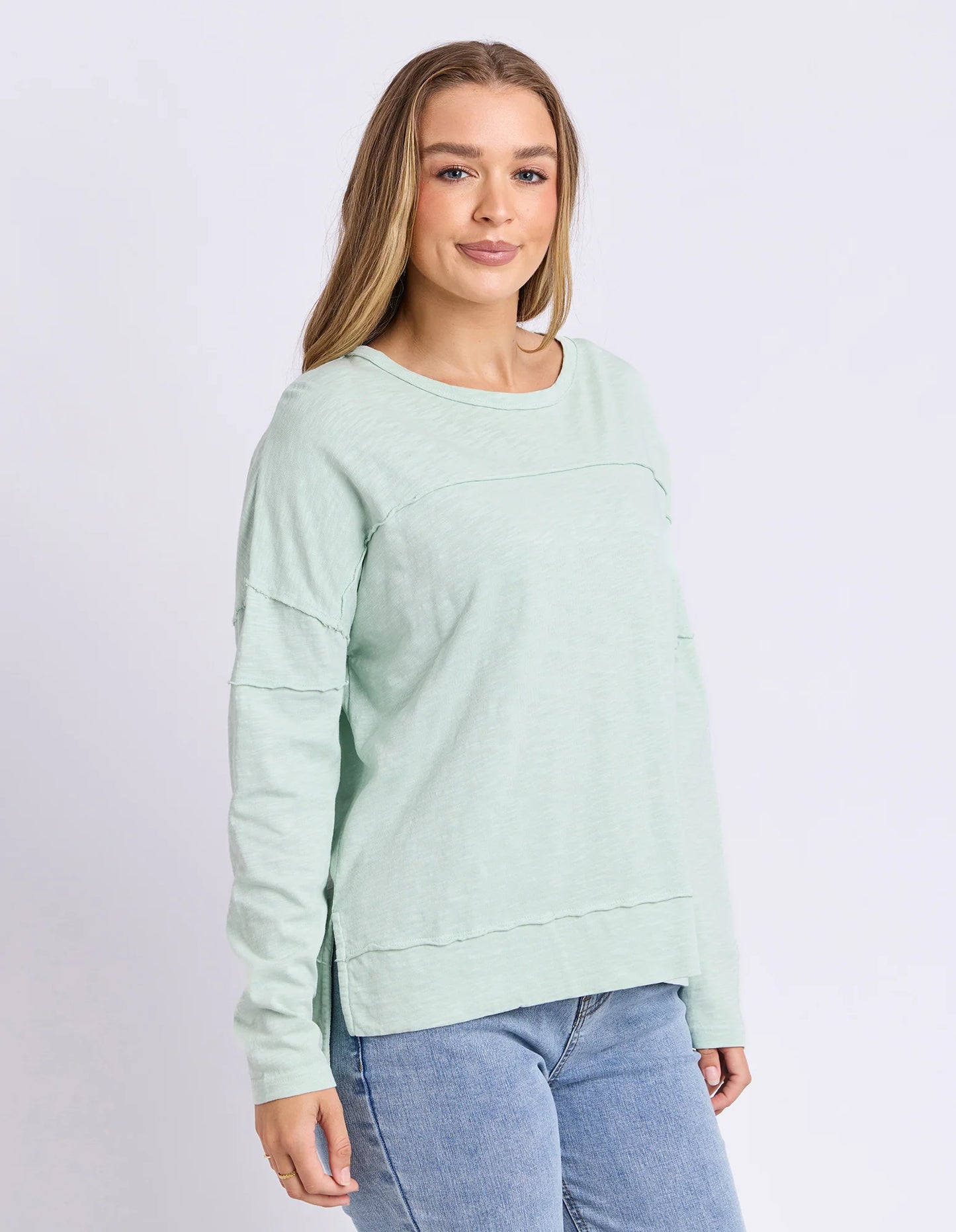 JAYNE THROW ON TOP - SUBDUED MINT