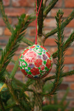 Load image into Gallery viewer, CRIMSON FLOWERS BAUBLE