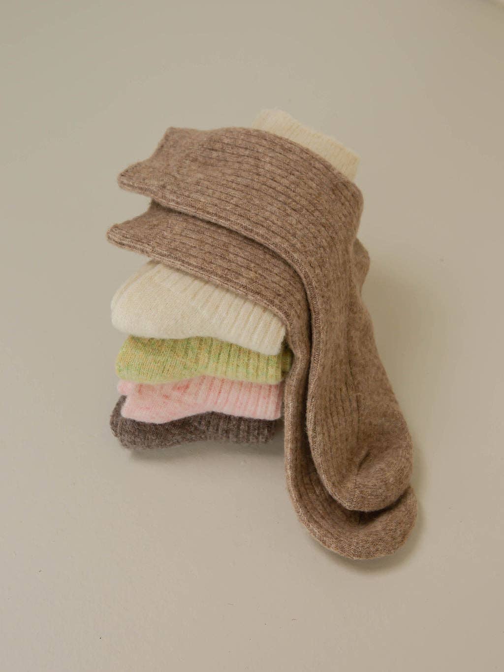 THE COMFIEST SOCKS - LIGHT BROWM S/M