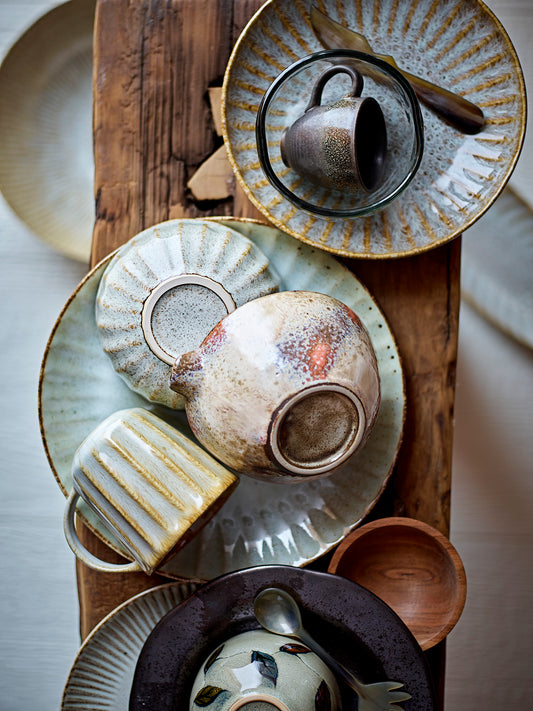 ARISTOS BOWL - BROWN STONEWARE